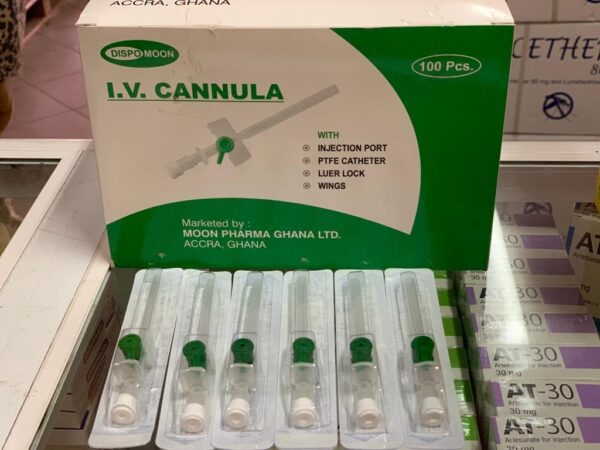 18G IV CANNULA (GREEN)